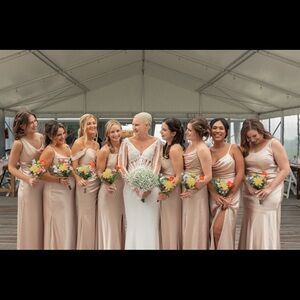 Wildflower bridesmaids flower bouquets